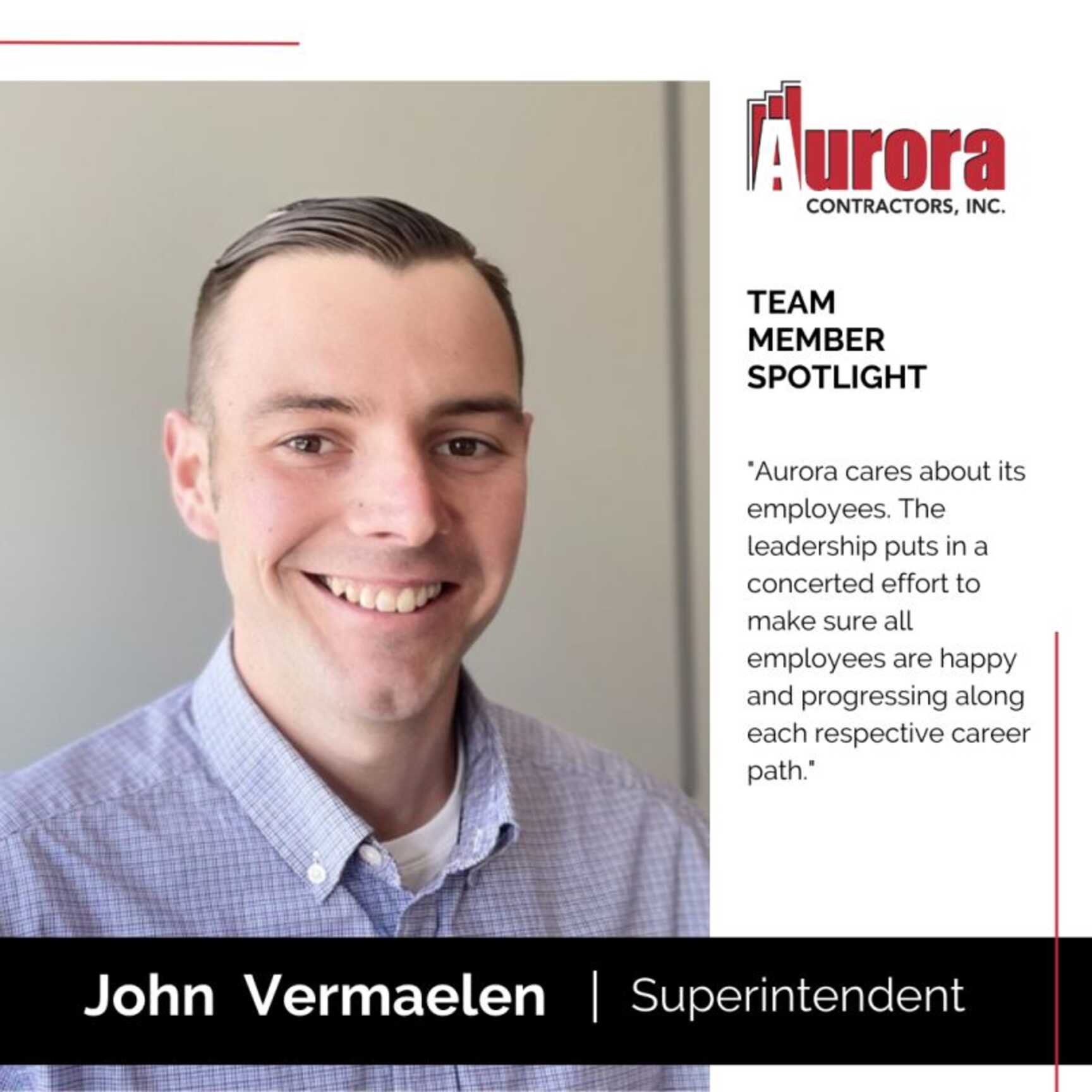 Team Member Spotlight: John Vermaelen