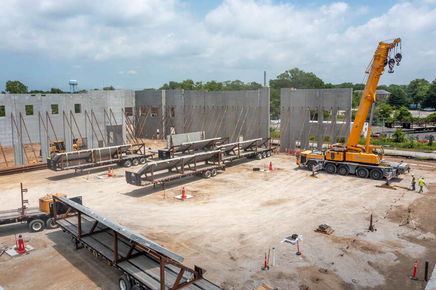 Meadowbrook Logistics Center Precast Panel Erection