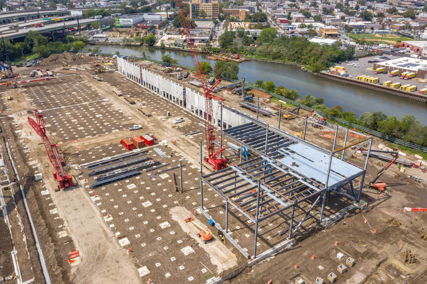 2505 Bruckner - Aerial photo of initial construction