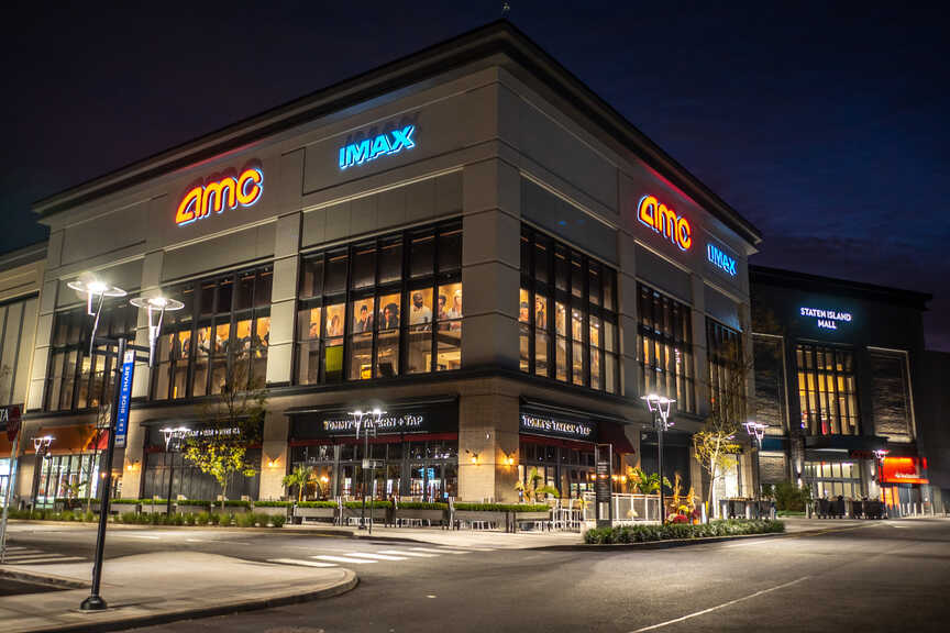 AMC Movie Theater at the Staten Island Mall - Exterior photo of Building Corner