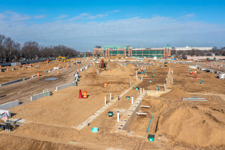 Belmont Park Retail Village - Construction