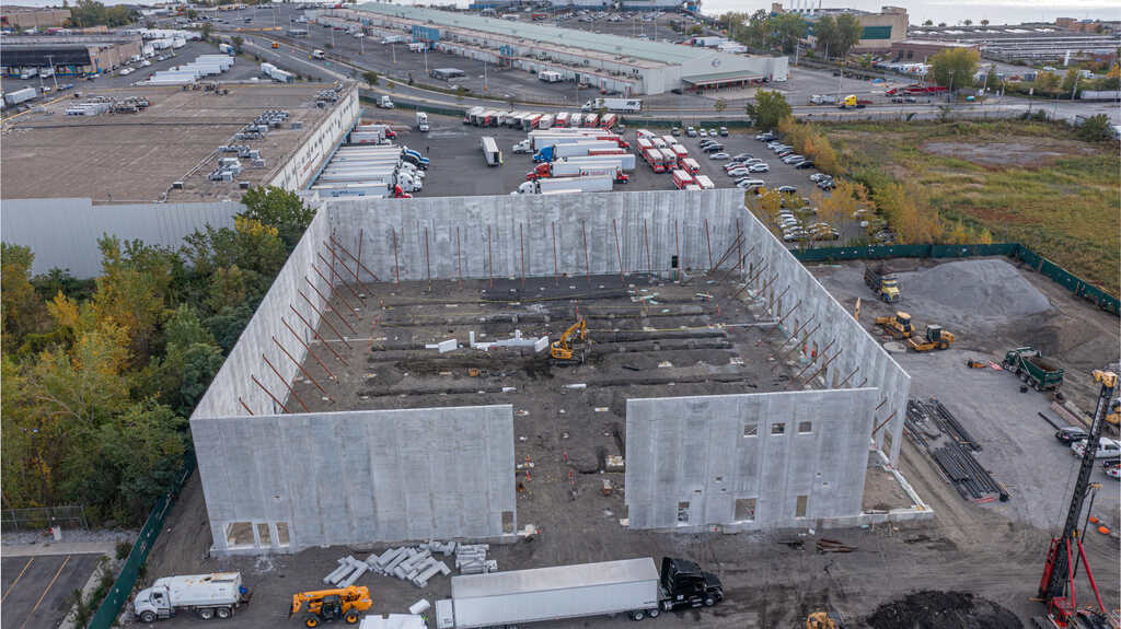 GrowNYC - Aerial photo of construction