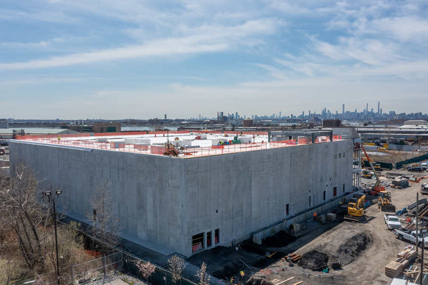 GrowNYC - Aerial photo of construction