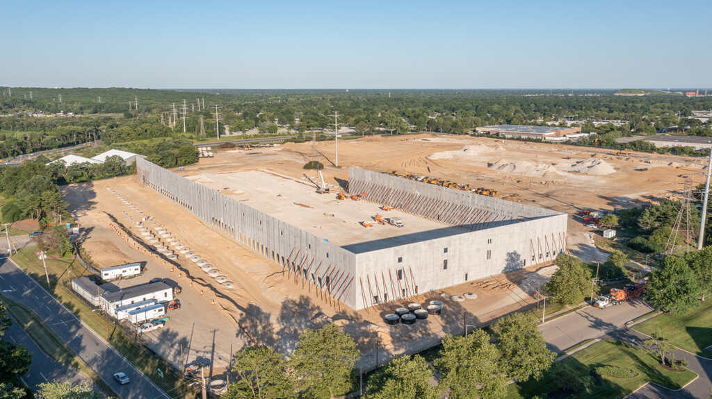 Hartz Mountain Warehouse Development - Walls Up