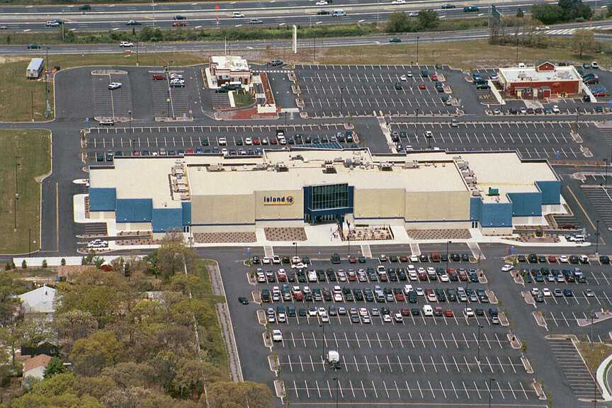 Island 16 Cinemas - Exterior photo of Back Aerial