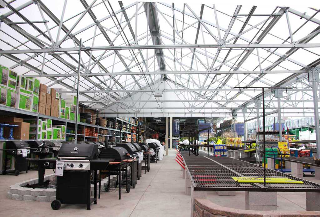 Lowe's Home Center Commack - Interior photo of greenhouse