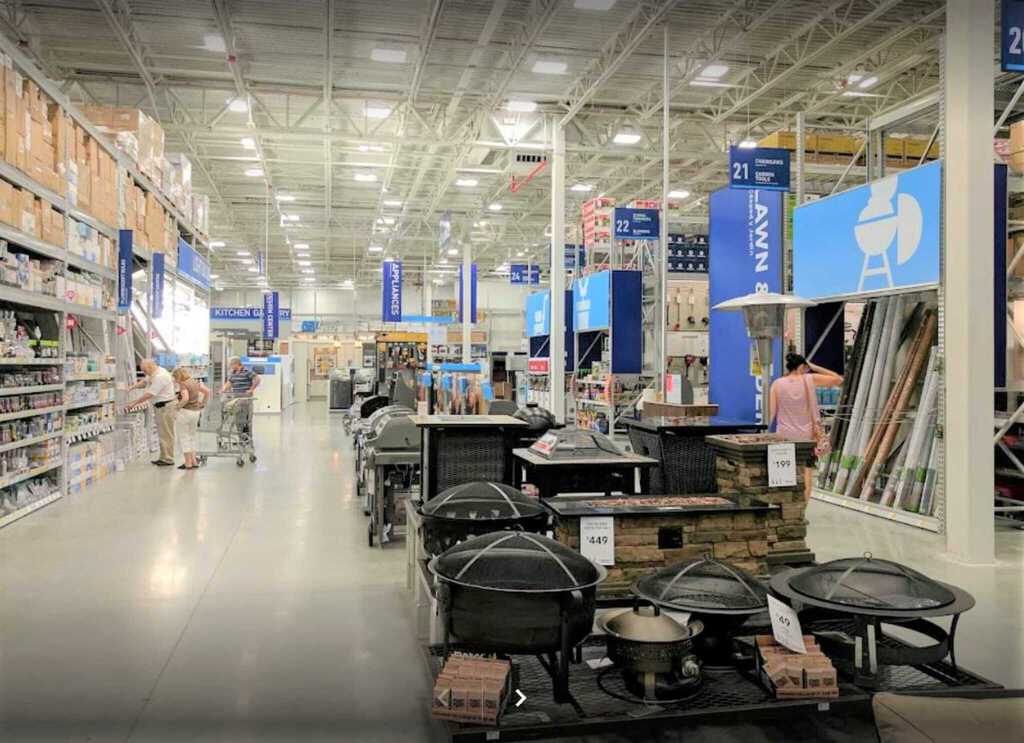 Lowe's Home Center Yonkers - Interior photo of building aisle