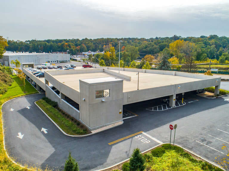 Parking Garages - Aerial photo of FedEx Parking Garage