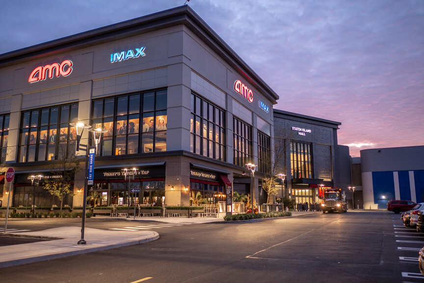 Staten Island Mall - Exterior photo of theater